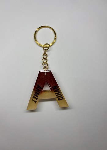 Epoksi Kişiye Özel Taraftar Anahtarlık GS - Görsel 2