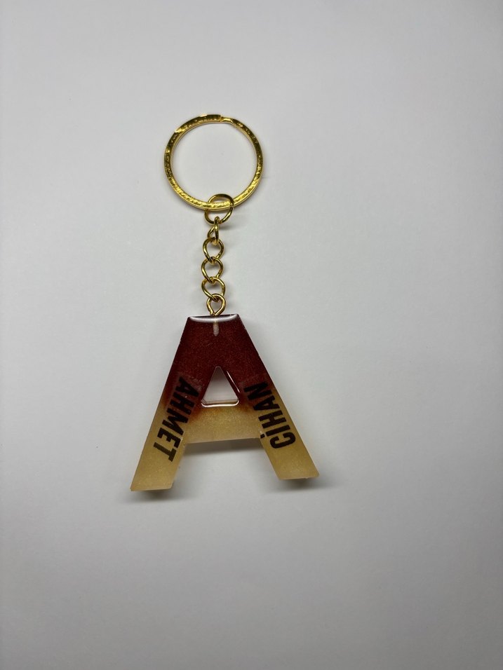 Epoksi Kişiye Özel Taraftar Anahtarlık GS - Görsel 2