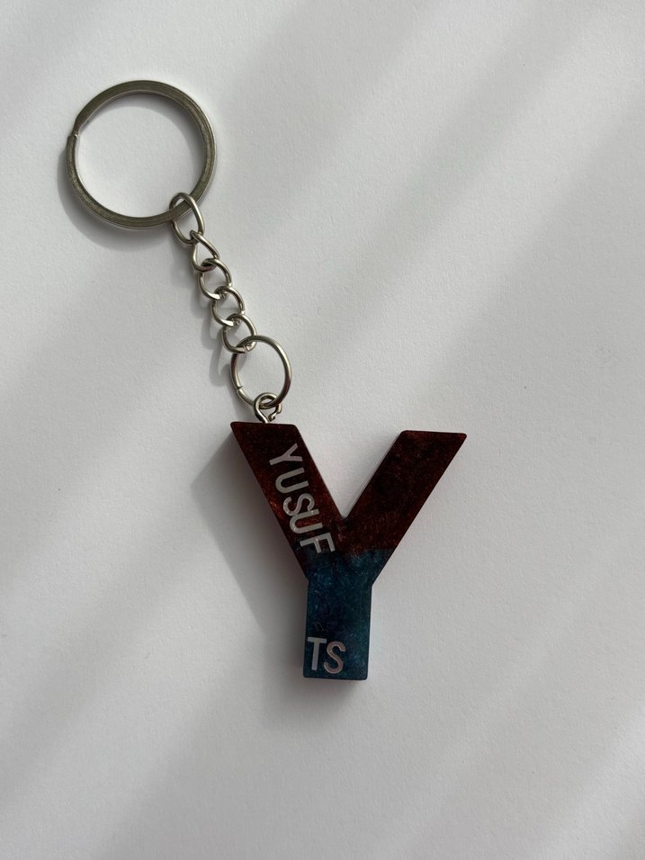 Epoksi Kişiye Özel Taraftar Anahtarlık GS - Görsel 5