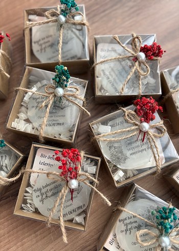 Epoksi Özel Gün Kutulu Hediyelik Magnet - Görsel 2