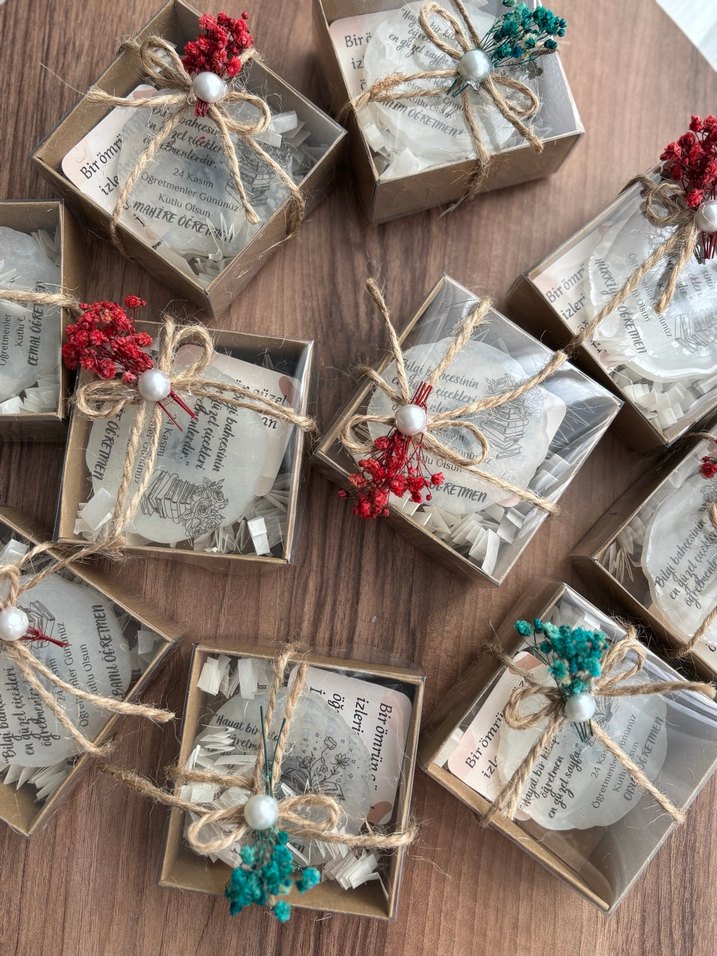 Epoksi Özel Gün Kutulu Hediyelik Magnet - Görsel 4