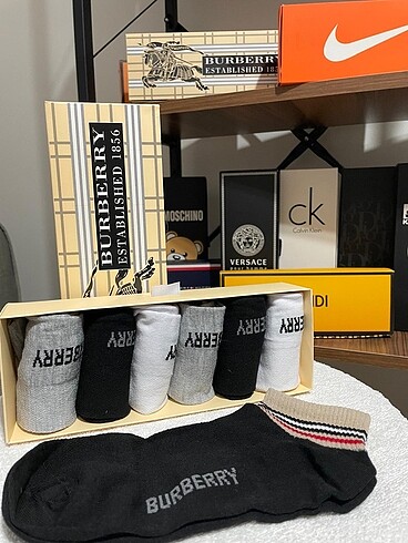 Premium Orjinal Kutusunda 6 Lı Pamuk Kısa Çorap..