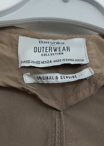 m Beden #bershka haki Uzun Kadın Trençkot