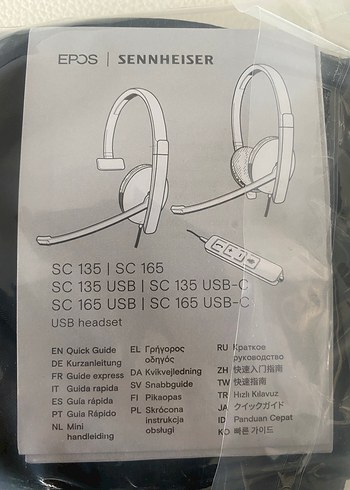 Sennheiser Epos Sc 135 Usb Kulaklık Sıfır - Görsel 6