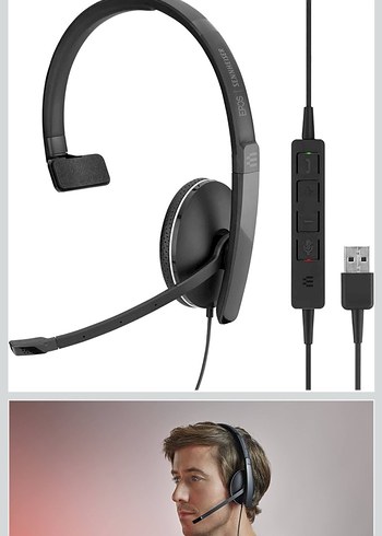 Sennheiser Epos Sc 135 Usb Kulaklık Sıfır - Görsel 13