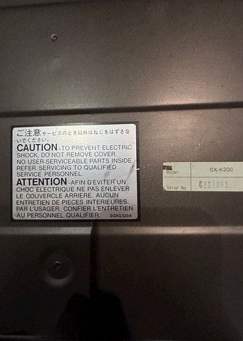 Technics SX-K200 Klavye Org - Görsel 7