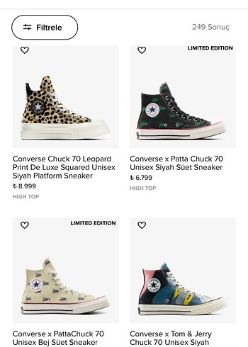 Converse Converse Leopar Desenli Dolgu Topuk Kadın Spor Ayakkabı