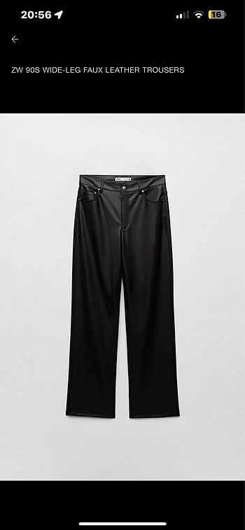 zara deri pantolon