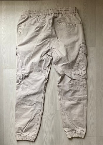 Pull & Bear Bej kargo pantolon - Görsel 2