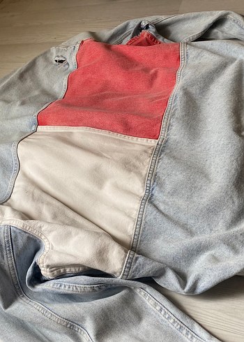 Tommy Hilfiger Mavi Kot Ceket - Görsel 3