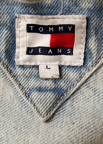 Tommy Hilfiger Mavi Kot Ceket - Görsel 4