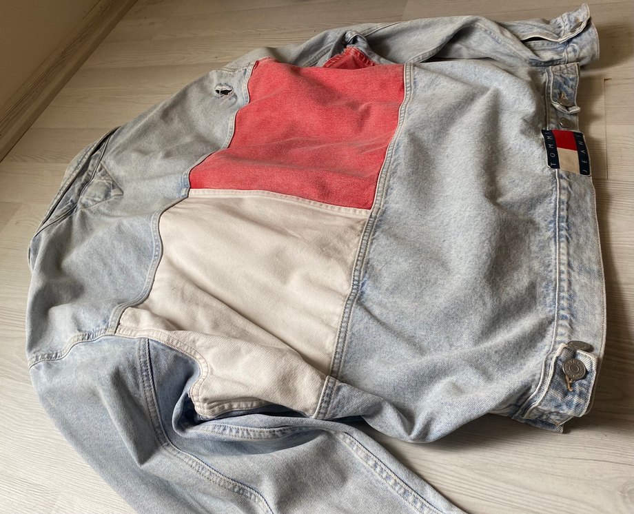 Tommy Hilfiger Mavi Kot Ceket - Görsel 3