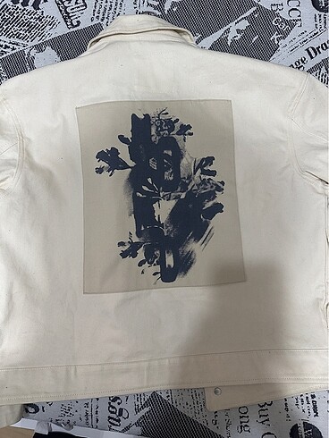Bershka BERSHKA KREM KOT CEKET