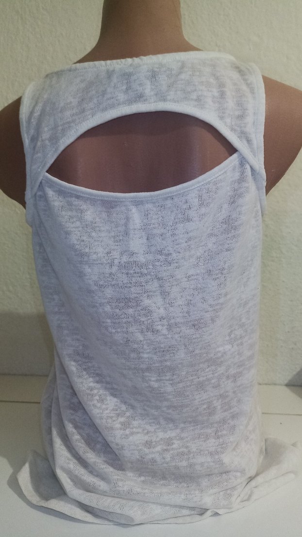 Bohem etnik desenli Kolsuz Mini Örgü Atlet - Görsel 2