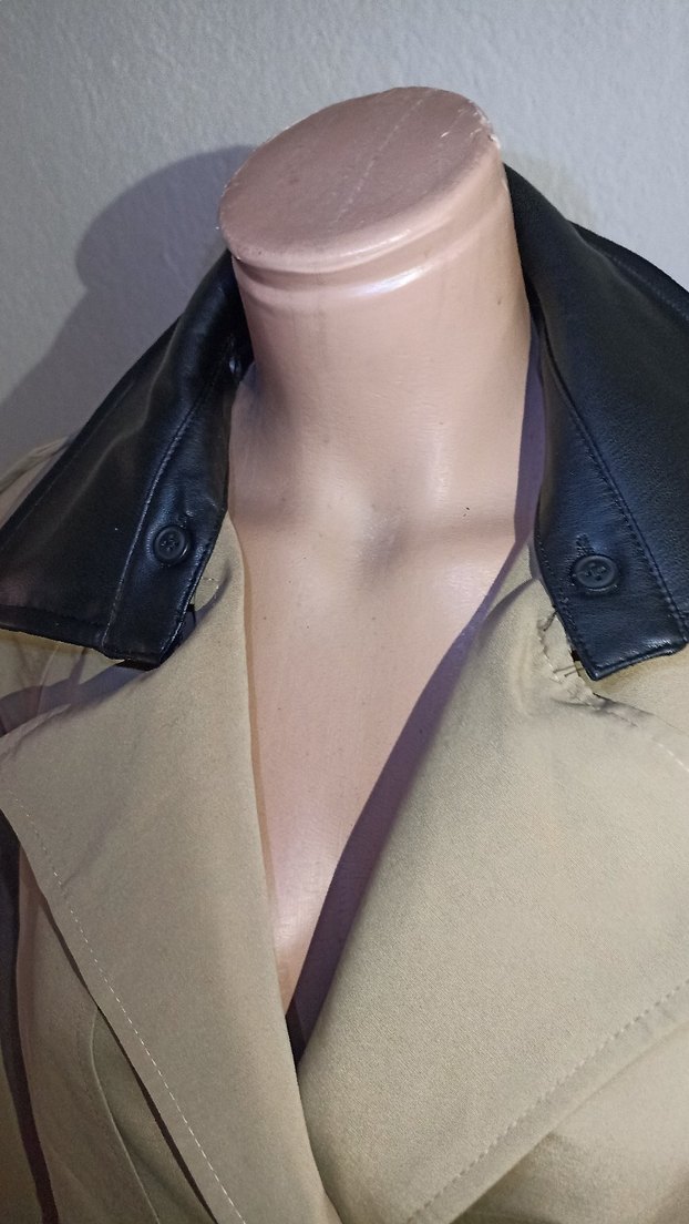 Milla Bej Düğmeli Kadın Trençkot - Görsel 5