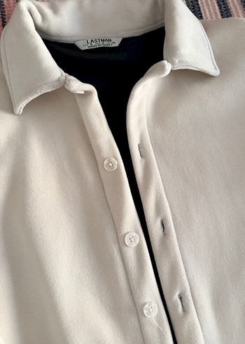 Düğmeli süet ceket - Görsel 2