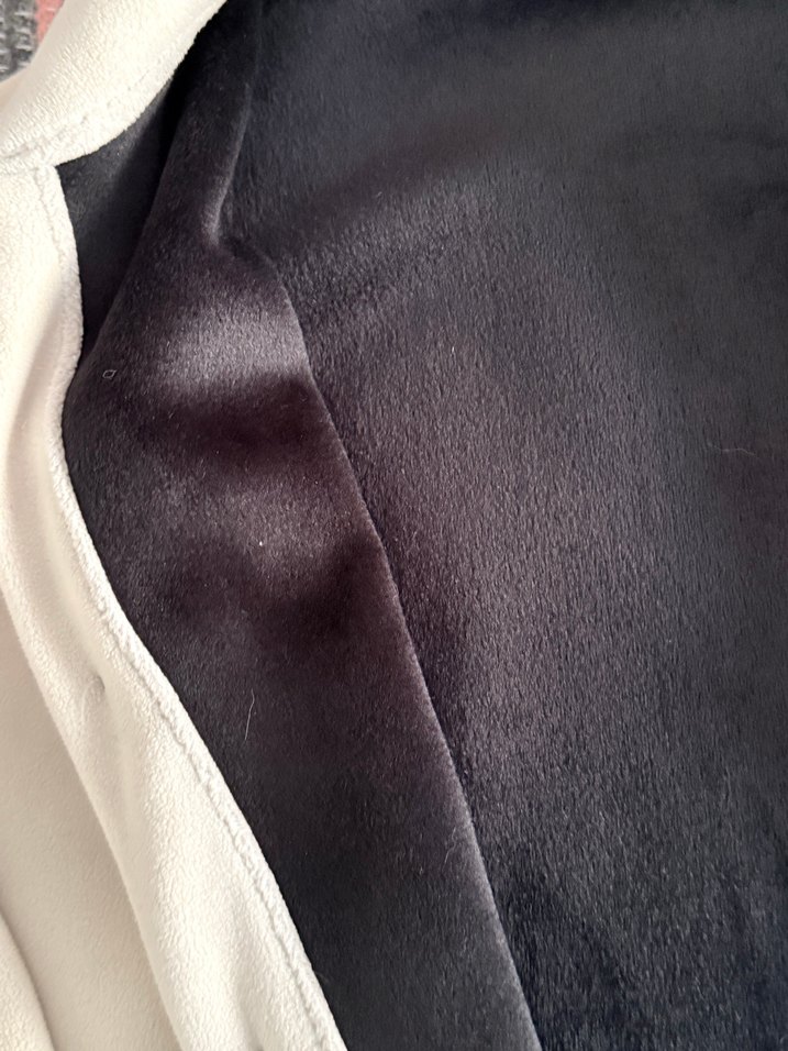 Düğmeli süet ceket - Görsel 3