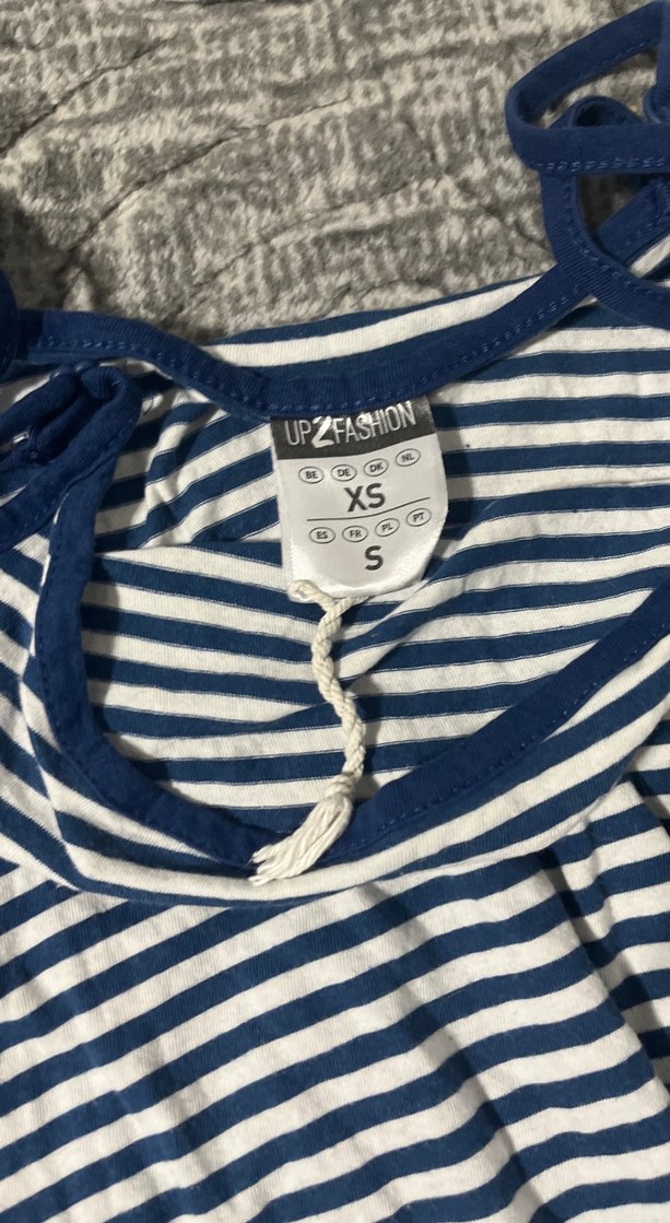 Çizgili Askılı Mini Tulum - Görsel 3