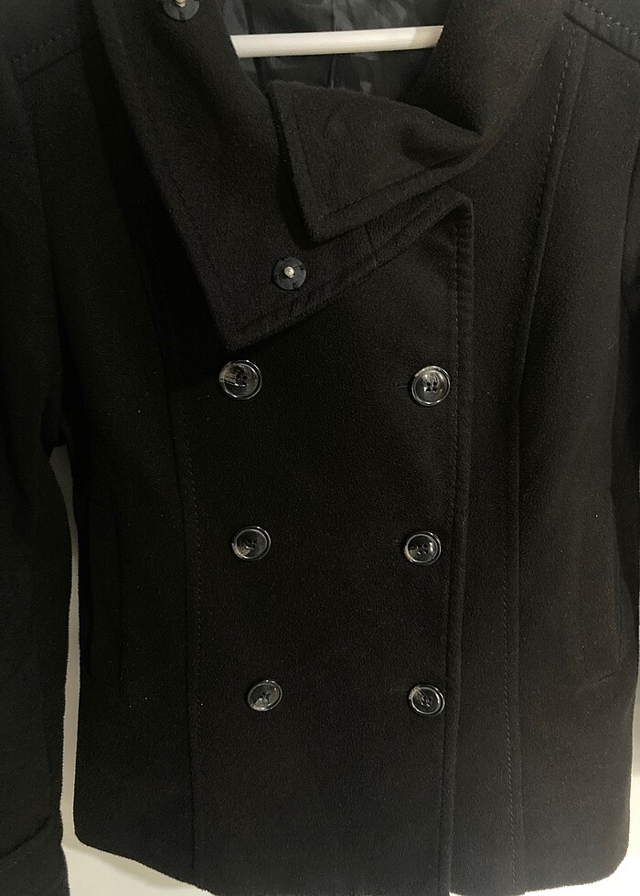 Hm Siyah Kruvaze Ceket - Görsel 4