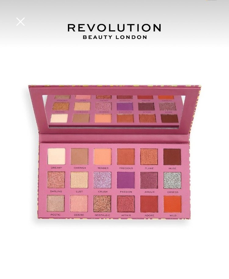 Revolution Pro Pastel Pembe Göz Farı Paleti - Görsel 2