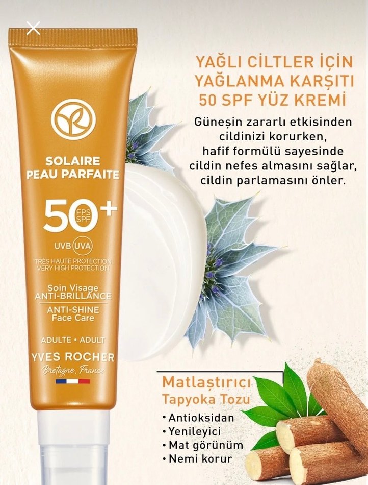 Yves Rocher Solaire SPF 50+ Parlama Karşıtı - Görsel 3