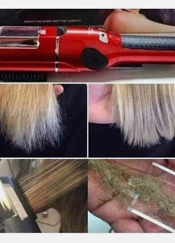Saç kırığı toplama aleti