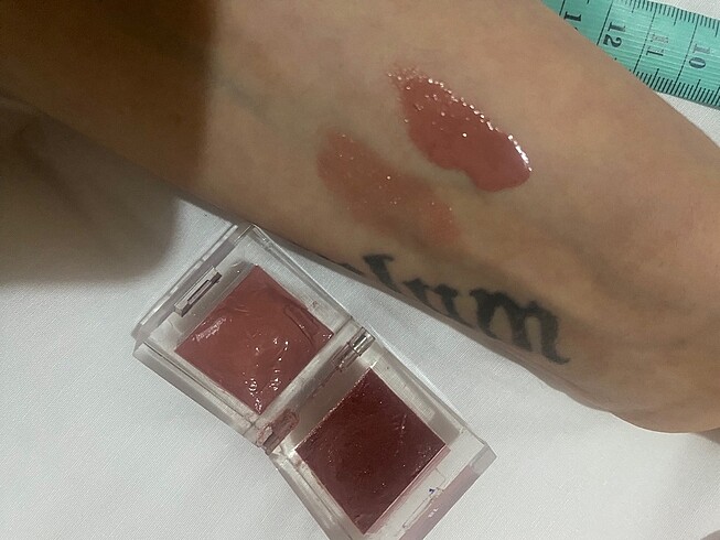  Beden pembe Renk Inglot lıp duo gloss