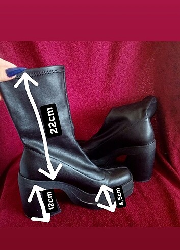 41 Beden BERSHKA STREÇ PLATFORM BOT