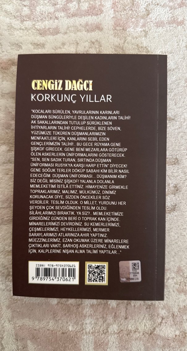 Korkunç Yıllar - Cengiz Dağcı - Görsel 2