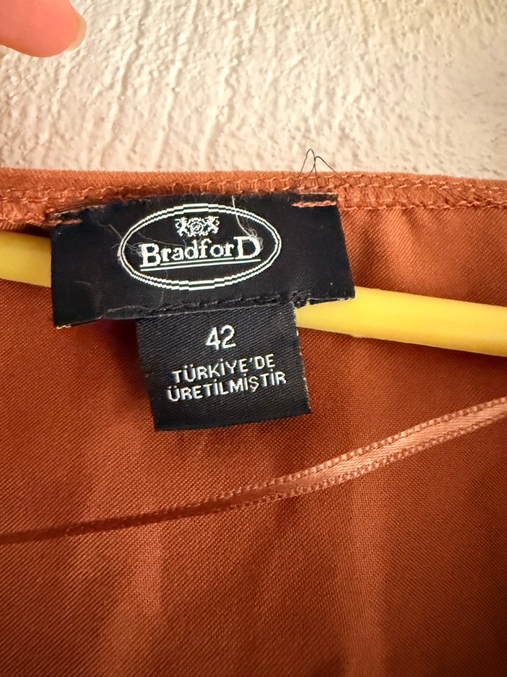 Püsküllü Kahverengi Süet Kadın Ceket - Görsel 4