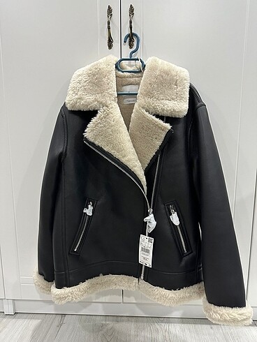 Mango Mango biker yünlü mont sıfır etiketli hiç kullanılmadı