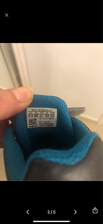 Adidas 25,5 numara Adidas spor ayakkabı