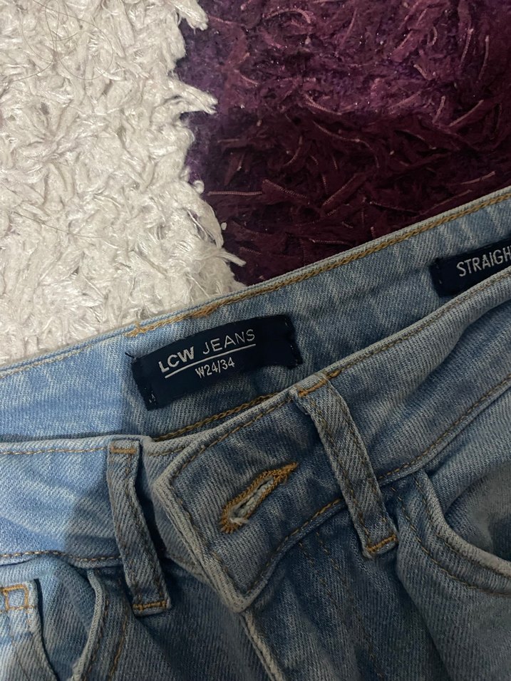 Mavi Kadın yüksek bel Kot Pantolon - Görsel 2