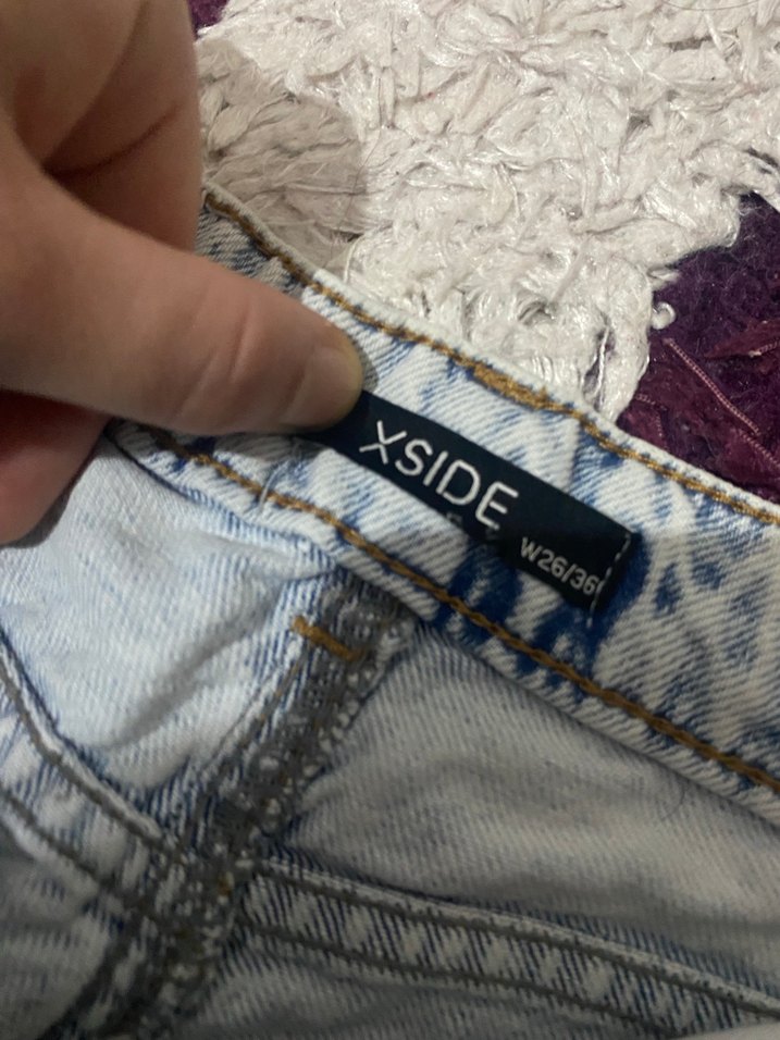 çok açık mavi yüksek bel kadın jean - Görsel 2