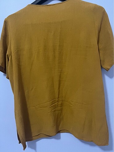 H&M Bluz V Yakalı