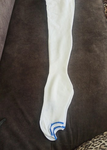 Beyaz kadın varis çorabı hamile çorabı - Görsel 4