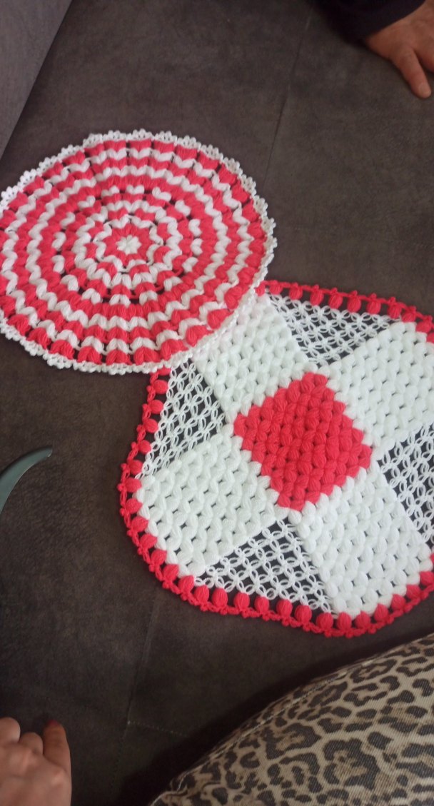 Renkli Örgü Banyo Lifi 2'li Set - Görsel 3