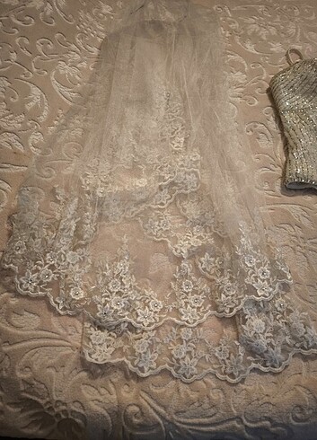 Gelinlik üst kısmı full el işlemeli  - Görsel 5