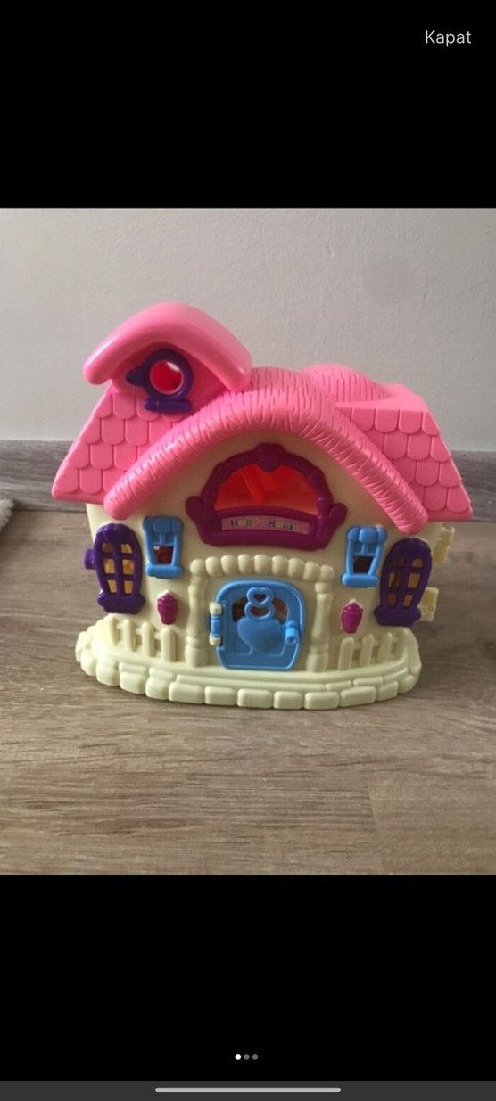Pembe Renkli Mini Bebek Evi Oyuncak Seti - Görsel 3