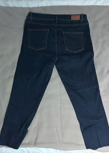 Laura Ashley Laura Ashley Lacivert Kadın Denim Midi Boy Jean ithal