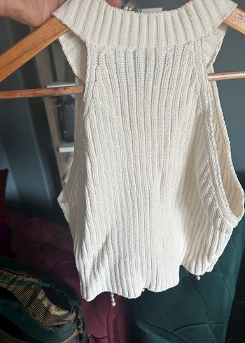 Zara Zara Beyaz Mini Triko