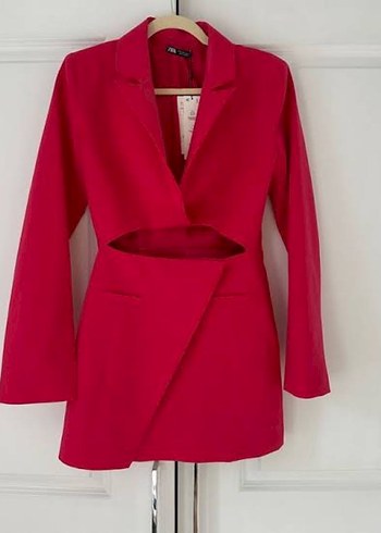 xs Beden pembe Renk Pembe blazer Elbise
