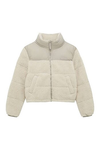 m Beden ten rengi Renk Pull and bear etiketli tedy mont