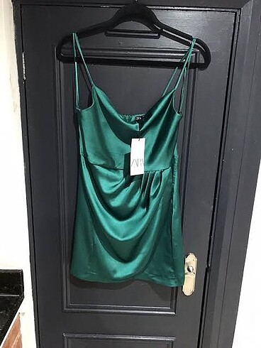 Zara Zara m beden saten korse elbise