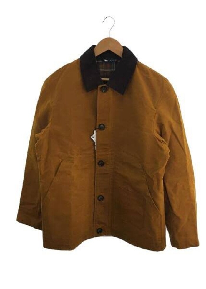 Zara etiketli mumlu parka - Görsel 5