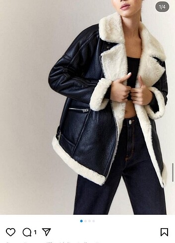 Pull and bear etiketli cift taraflı mont