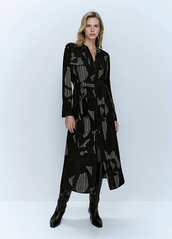 Massimo dutti etiketli elbise