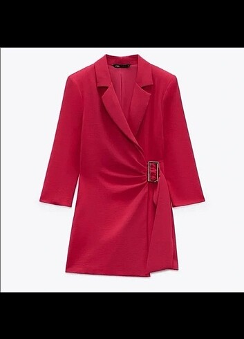 Zara etiketli blazer elbise