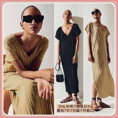 Massimo dutti etiketli pilili elbise