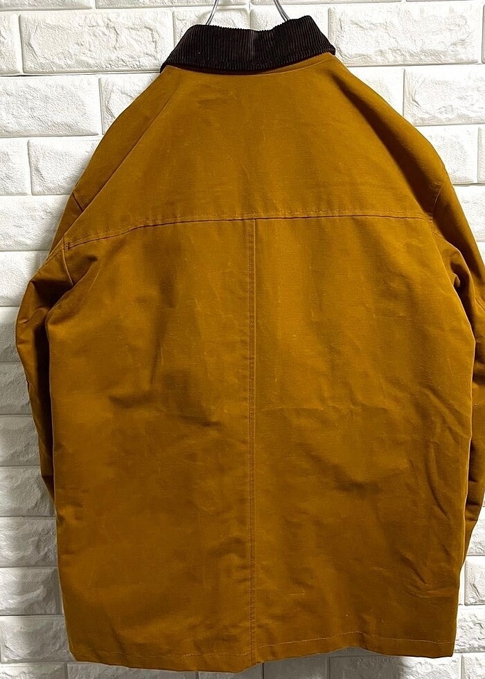 Zara etiketli mumlu parka - Görsel 4